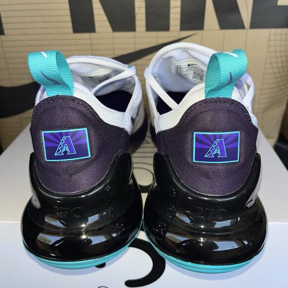 NEW Arizona Diamondbacks Nike Air Max 270 City Connect HQ7993-100 Size 15 main image 6